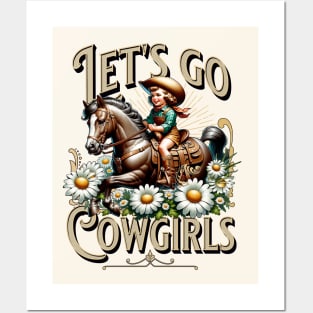 Cowgirl Posters and Art